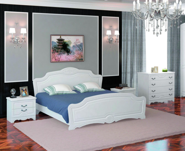 Тумба прикроватная Лотос 2 ящика