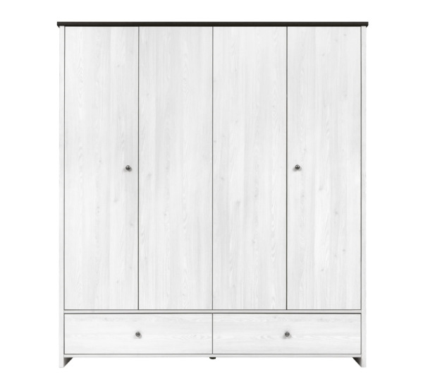 Шкаф платяной ПОРТО SZF4D2S