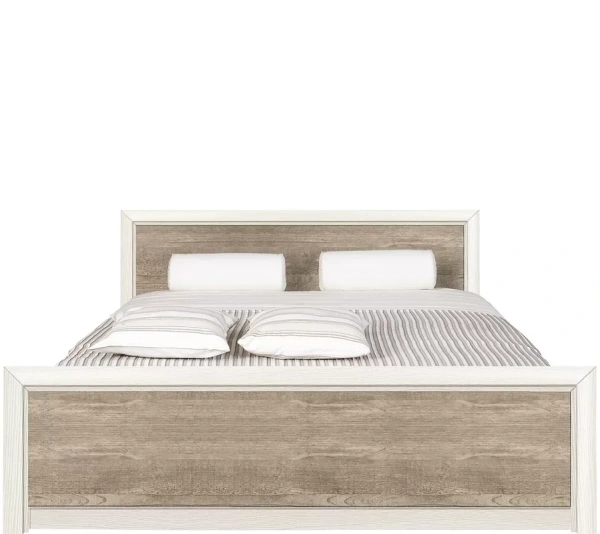 Кровать с подъемным механизмом б.о. КОЕН LOZ160Х200 (Ясень снежный. Сосна натуральная)