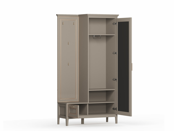 Шкаф КЛАССИК PPK1D1K/P с вешалкой