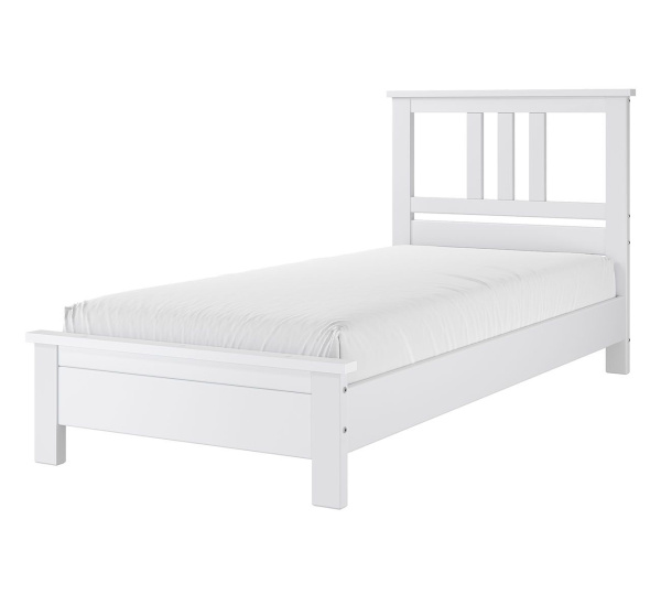 Кровать односпальная Лаура (кровать одинарная (РАЗБОРНАЯ) 900х2000 цвет Белый античный)