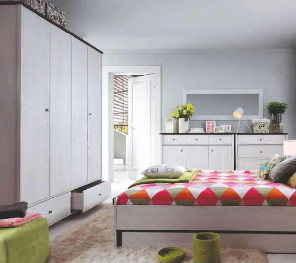 Шкаф платяной ПОРТО SZF4D2S