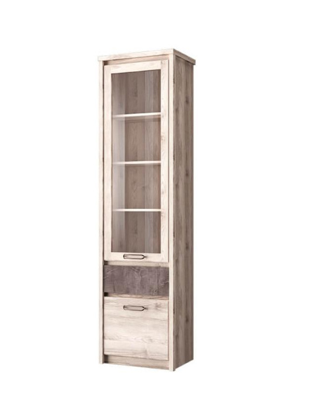 Шкаф с витриной 1V1D1S ДЖАЗ