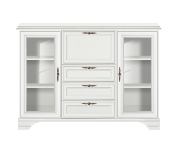 Тумба KENTAKI S320-KOM2W3S1B (Цвет Белый)