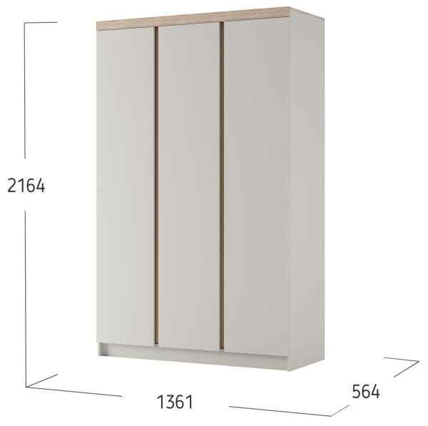 Шкаф распашной Юта ШР-3