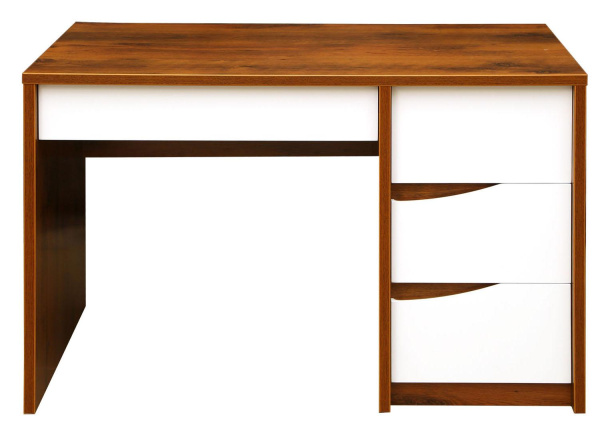 Стол письменный Монако П6.528.2.15 (П510.15-1) (Дуб Саттер+Белый глянец)