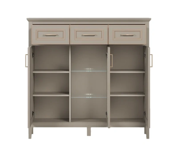 Тумба с подсветкой КЛАССИК KOM1W2D3S