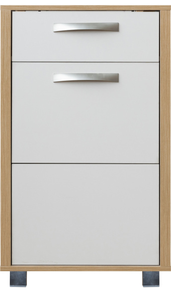 Тумба для обуви Акцент П3.595.3.01 (Персидский жемчуг+Дуб Мадуро)