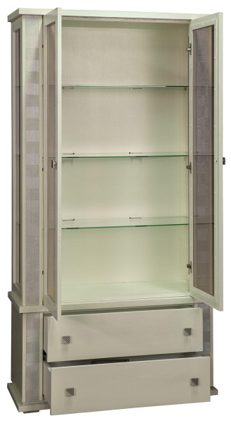 Шкаф с витриной Тунис П6.343.0.20 (П343.20Ш)