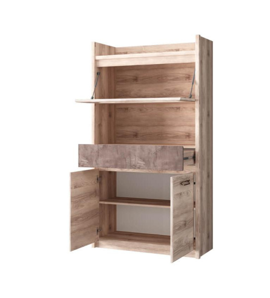 Шкаф с витриной 1V2D1S ДЖАЗ