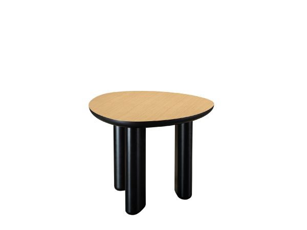 Стол журнальный CHELSEA 500H (Дуб натуральный/черный)