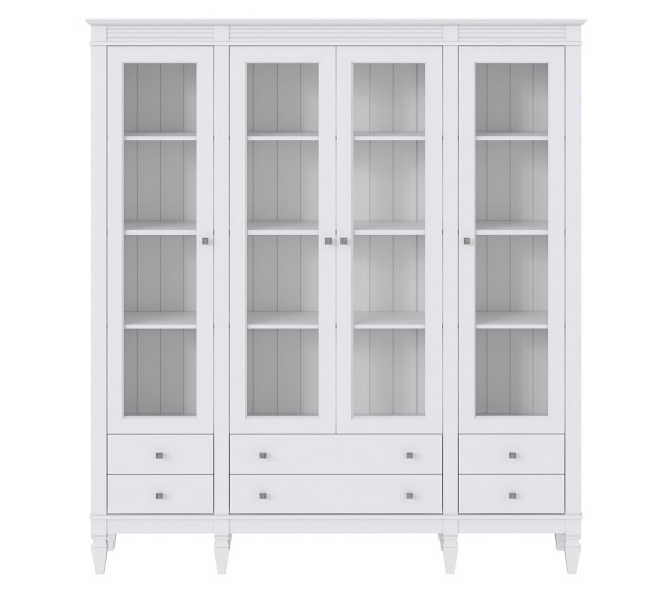 Стеллаж Ольса 404/006 (Белый лак)