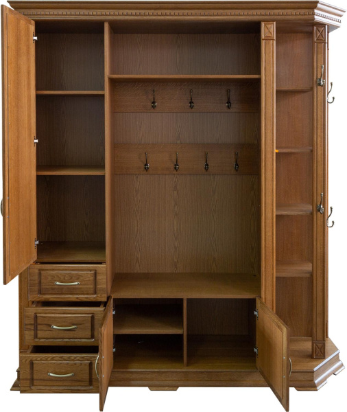 Шкаф комбинированный для прихожей Верди Классик П3.0487.3.02