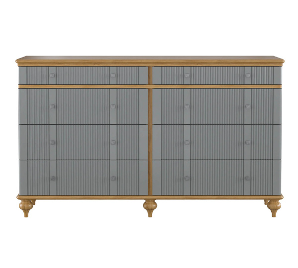 Комод Рандеву 08 (Серый 7042/Антик 24)