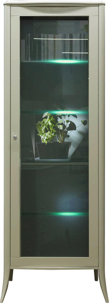 Шкаф с витриной Тиффани БМ2.681.0.05(2425) (Оливковый)