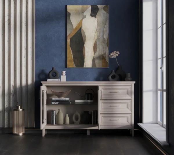 Тумба с подсветкой КЛАССИК KOM2W3S