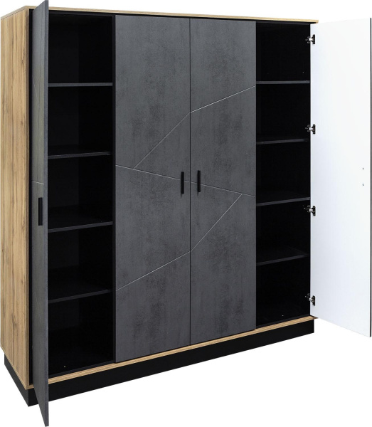 Шкаф 4-дверный для одежды Лайн