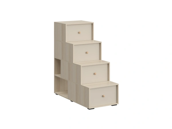 Лестница-комод Play (Цвет Кашемир, Корпус Ясень Коимбра)