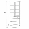 Шкаф для посуды Кантри Hemnes 23 ММЦ (Блек)