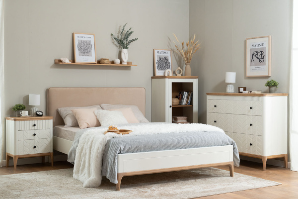 Кровать мягкая односпальная Вида №6