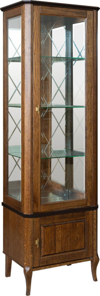 Шкаф с витриной Нокс П4.988.0.01 (Черешня)