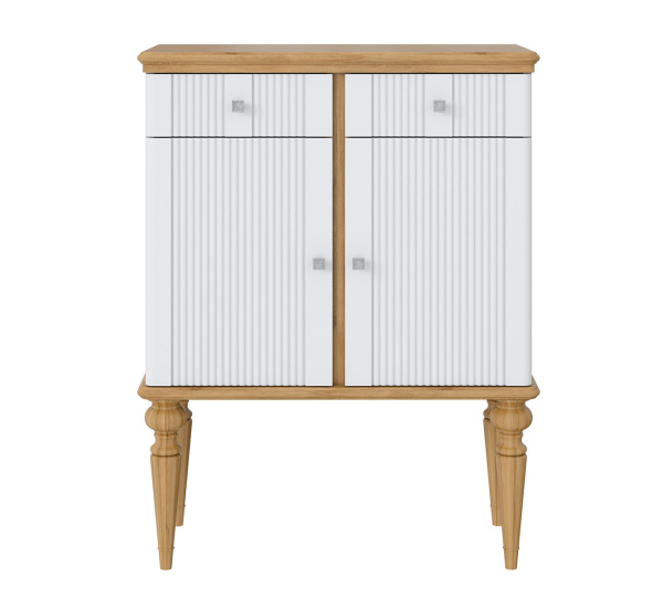 Тумба Рандеву 22 (Белый лак/Антик 24)