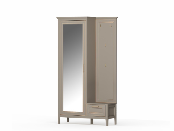 Шкаф КЛАССИК PPK1D1K/L с вешалкой