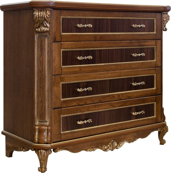 Комод Альба 11с П4.485.1.11 (П524.11с) (Палисандр с золочением)