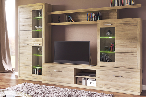 Шкаф-витрина 2V2D ОСКАР