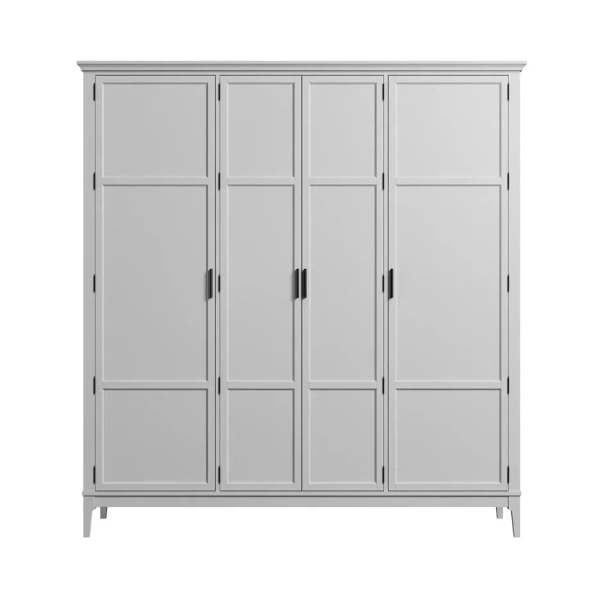 Шкаф для одежды Квадро-С 40 (Белый лак)