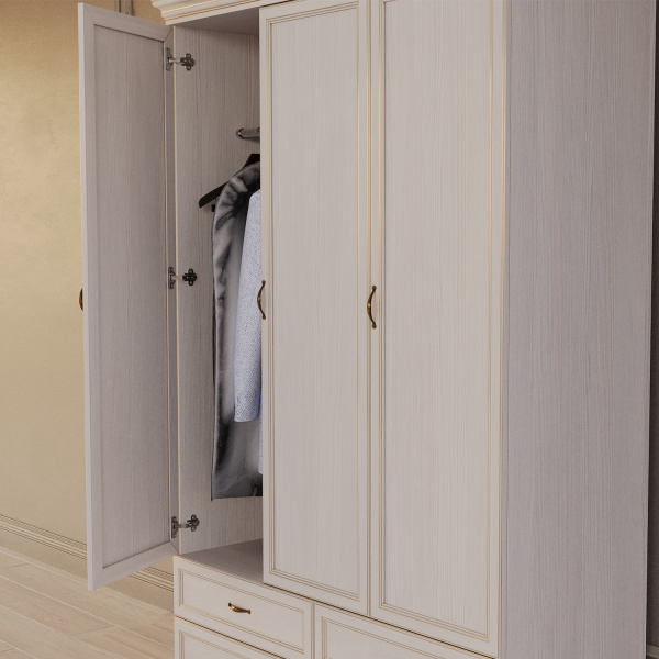 Шкаф распашной трехдверный Сиена