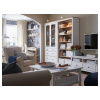 Шкаф витрина 3 ящика широкий Кымор Hemnes