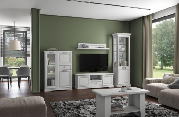 Шкаф с витриной 1V2D1S SEVILLA