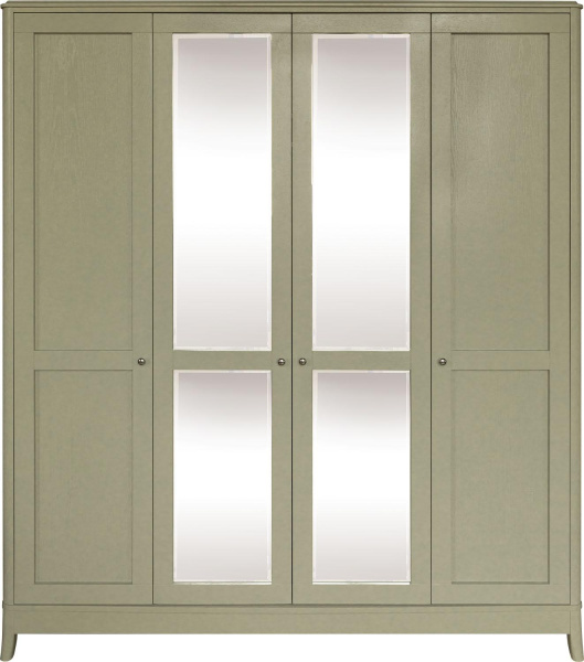 Шкаф для одежды 4д Тиффани БМ2.681.1.27-01(2554-01) (Оливковый)