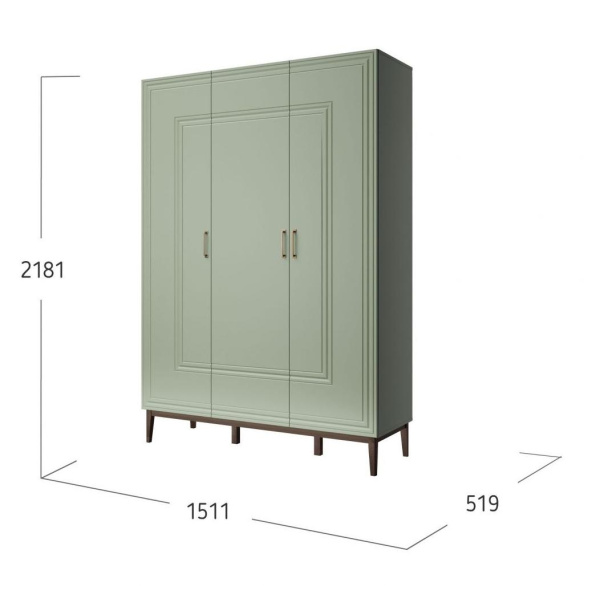 Шкаф распашной Гориция ШР-3