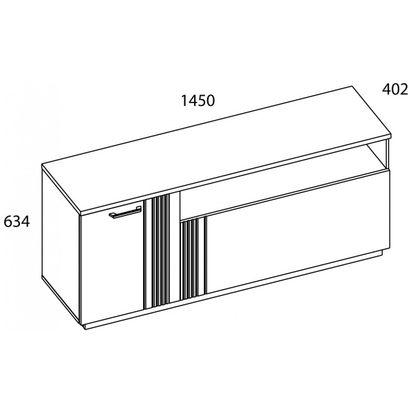 Тумба RTV 2DN МАТЕО