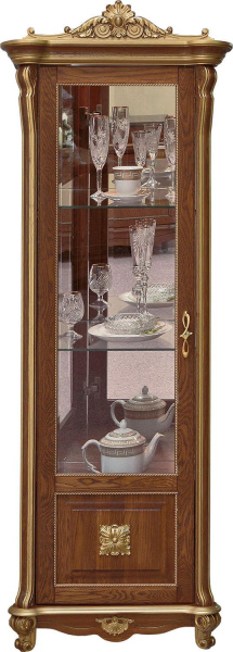 Шкаф-витрина Алези Люкс П1.349.0.08-01 (П350.08-01л)