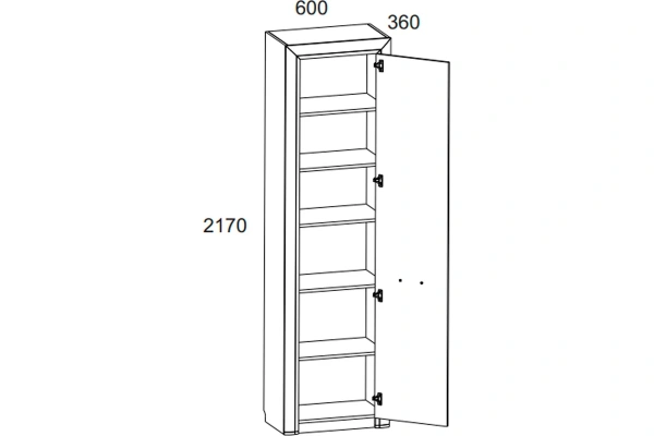 Шкаф 1D ОЛИВИЯ