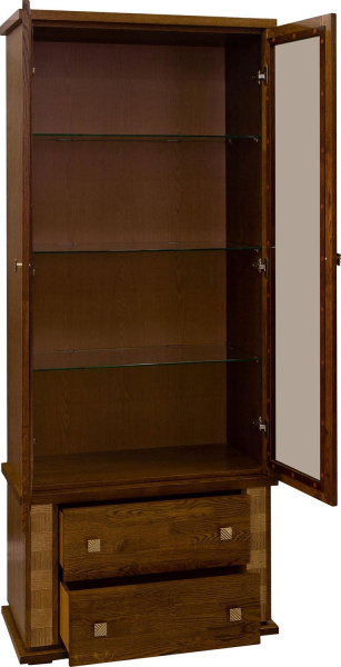 Шкаф с витриной Тунис П6.343.0.22 (П343.22Ш)