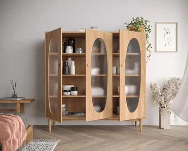 Шкаф трехстворчатый низкий Bubble  BBL04