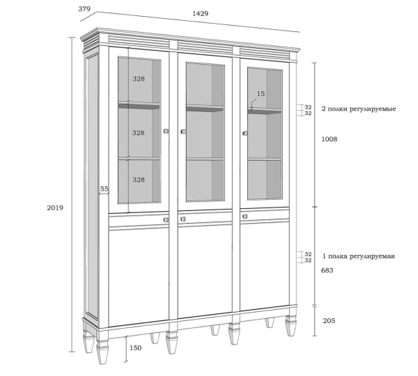 Стеллаж Ольса 303/300