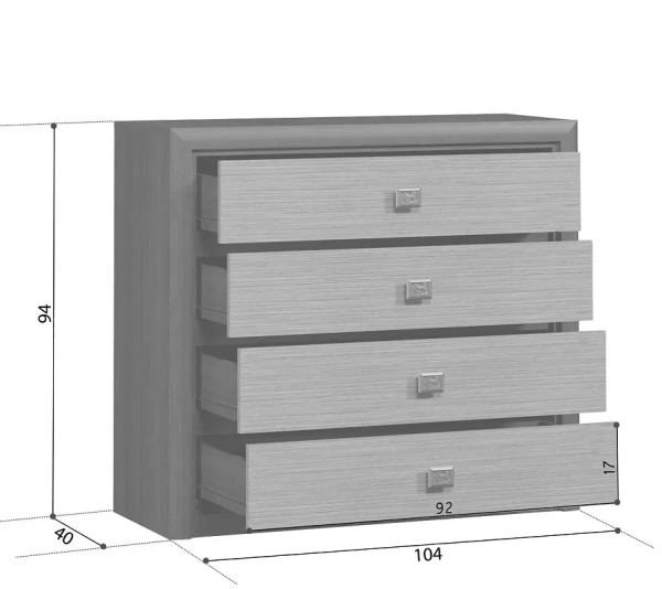 Комод КОЕН KOM4S