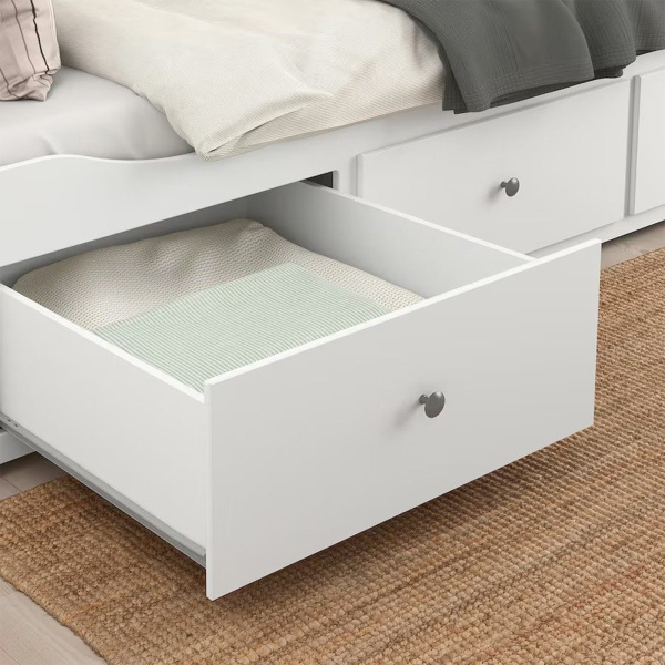 Кровать односпальная с ящиками 80*200 Кантри Hemnes ММЦ