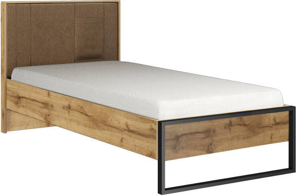 Кровать Гранд 900 с настилом (Дуб вотан)