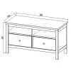 Тумба ТВ Кантри Hemnes 02 ММЦ (Блек)
