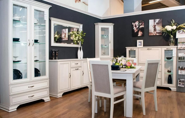 Полка B ТИФФАНИ Белая