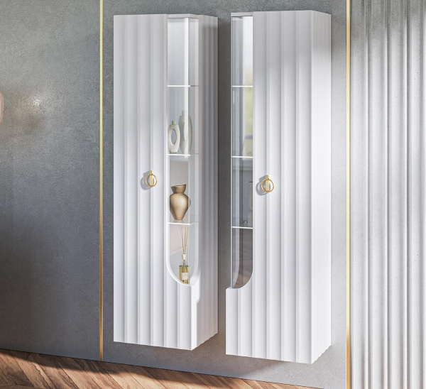 Шкаф навесной Лоренсо МН-043-03 белый