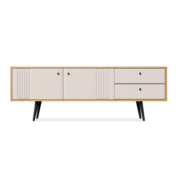 Тумба под ТВ 1500 Вега Саксония (Миндаль)