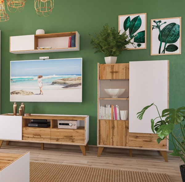 Шкаф комбинированный Сканди МН-036-08