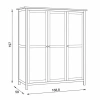 Шкаф Кантри Hemnes 30 ММЦ (Блек)